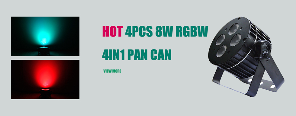 Hot 4PCS 8W RGBW 4in1 Mini Par Can